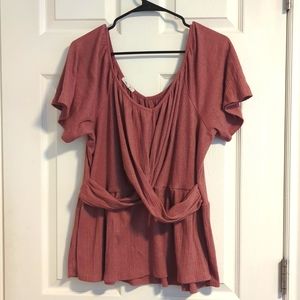 Maurice's cross cross baby doll top